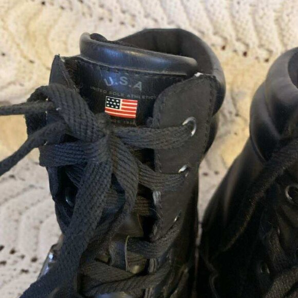 EUC USA United SOLE Athletics Men's Black Combat Boots Size 9 - Picture 7 of 11